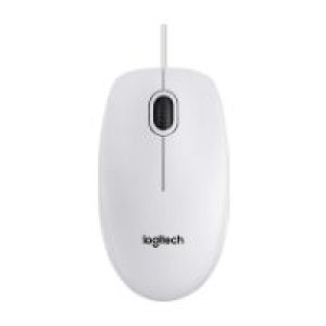 Ratón LOGITECH B100 Óptico USB-A Blanco (910-003360)