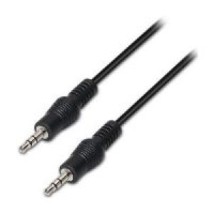 Cable AISENS Audio 2xJack 3.5mm/M 3m Negro (A128-0143)