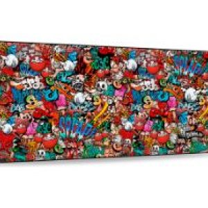 Alfombrilla SUBBLIM Graffiti XL 900x400x3mm (01PUW02)