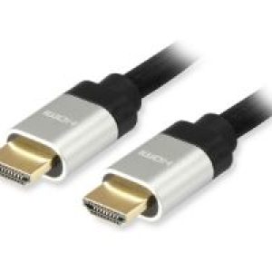 Cable EQUIP HDMI/M a HDMI/M 5m Plata/Negro (EQ119383)