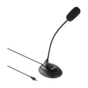 Micrófono TOOQ Multimedia Flexible Negro (TQMM-213)