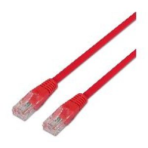 Cable AISENS RJ45 Cat.6 UTP AWG24 1m Rojo (A135-0238)