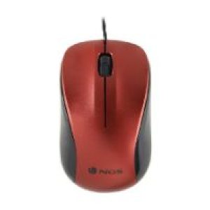 Ratón NGS Óptico USB-A 1200dpi Rojo (CREWRED)