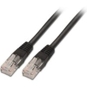 Cable AISENS RJ45 Cat5e UTP AWG24 0.5m Negro(A133-0202)