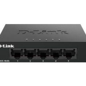 Switch D-Link 5xRJ45 GbE Negro (DGS-105GL)