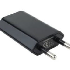 Cargador de Pared Nanocable 1xUSB-A Negro (10.10.2002)