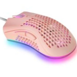 Ratón Mars Gaming Óptico RGB USB 32000dpi Rosa (MMEXP)