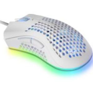 Ratón Mars Gaming Óptico RGB USB 32000dpi Blanco(MMEXW)