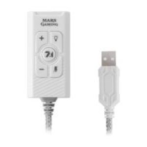 Tarjeta Sonido Mars Gaming 7.1 USB 1.5m Blanca (MSC2W)