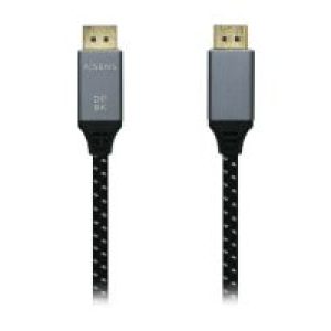 Cable AISENS DP/M a DP/M 0.5m Gris/Negro (A149-0434)