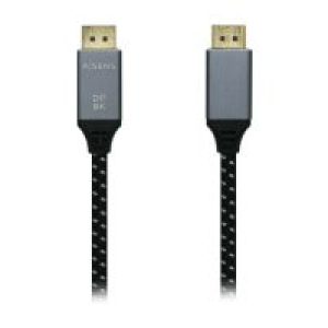 Cable AISENS DP/M a DP/M 3m Gris/Negro (A149-0438)