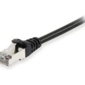 Cable EQUIP RJ45 Cat.6 S/FTP 0.5m Negro (EQ605597)