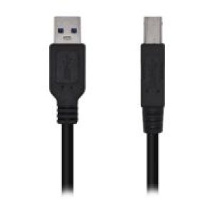 Cable AISENS USB-A/M a USB-B/M 3m Negro (A105-0445)