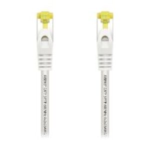 Cable AISENS RJ45 Cat.7 SFTP 25cm Blanco (A146-0488)