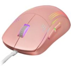 Ratón Mars Gaming Óptico RGB USB 32000dpi Rosa (MMPROP)