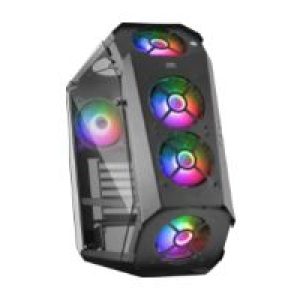 Caja Mars Gaming Premium ARGB ATX mATX Negra (MC51)
