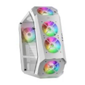 Caja Mars Gaming Premium ARGB ATX mATX Blanca (MC51W)