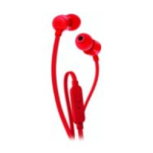 Auriculares JBL Intraurales 3.5mm Rojos (T110RED)