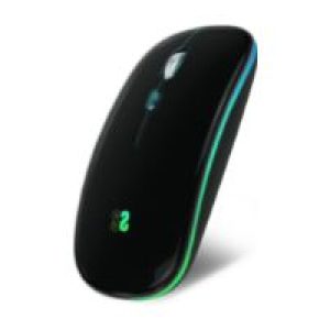 Ratón SUBBLIM Óptico BT 1600dpi Negro (SUBMO-LDFLAT1)