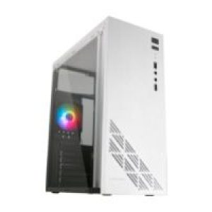 Caja Mars Gaming FRGB ATX mATX Mini-ITX Blanca (MC100W)