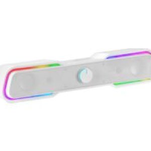 Barra de Sonido Mars Gaming 2.0 BT RGB Blanco (MSBXW)