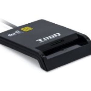 Lector Tarjetas TooQ DNIe USB-C 2.0 Negro (TQR-211B)