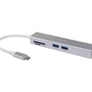 Adaptador EQUIP USB-C a HDMI/USB-A/Lector (EQ133480)