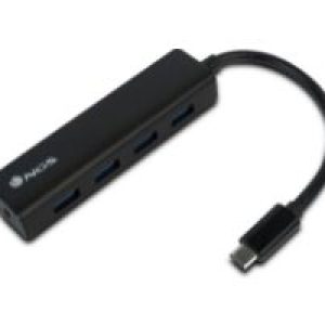 Hub NGS USB-C a 4xUSB-A 3.0 Negro (WONDERHUB4)