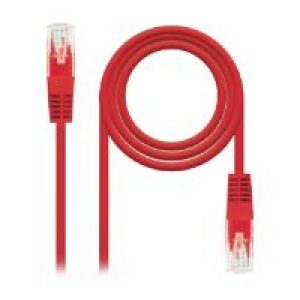 Nanocable RJ45 Cat.6 UTP 0.3m Rojo (10.20.0400-L30-R)
