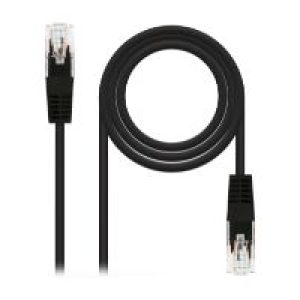 Nanocable RJ45 Cat.6 UTP 25cm Negro (10.20.0400-L25-BK)