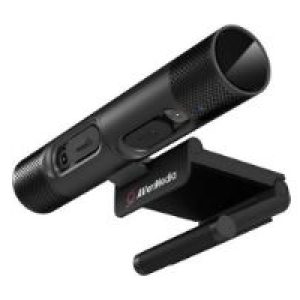 WebCam AverMedia FHD USB Micrófono Negra (61PW313D00AE)