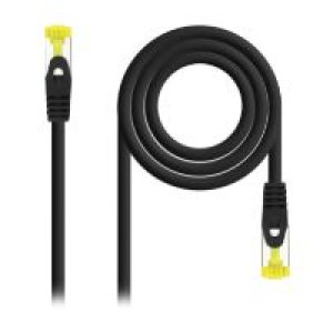 Nanocable RJ45 Cat.6a 25cm Negro (10.20.1900-L25BK)