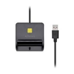 Lector Tarjetas AISENS DNIe USB 2.0 Negro(ASCR-SN01-BK)