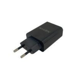 Cargador Pared Approx 12W 2xUSB Negro (APPUSBWALL24B)