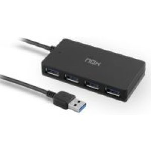 Hub NOX Lite One USB-A a 4xUSB-A Negro (NXLITEHUBONE)