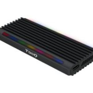 Caja TooQ SSD M.2 NVMe/SATA USB3 RGB Negra (TQE-2222B)