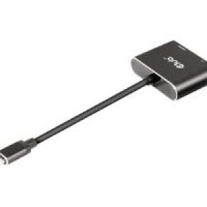 Adaptador Club 3D USB-C a DP/HDMI M/H Negro (CSV-1552)