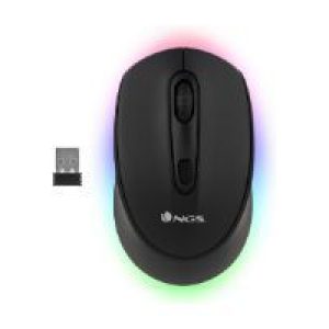 Ratón Gaming NGS Óptico RF BT 2400dpi Negro (SMOG-RB)