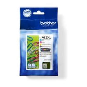 Tinta Brother XL Pack Negro/Tricolor (LC422XLVAL)
