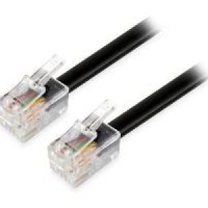 Cable Telefónico EQUIP RJ11 5m Negro (EQ105104)