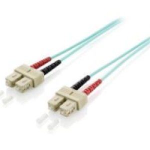 Fibra Óptica EQUIP SC/M a SC/M 10m Turquesa (EQ255326)