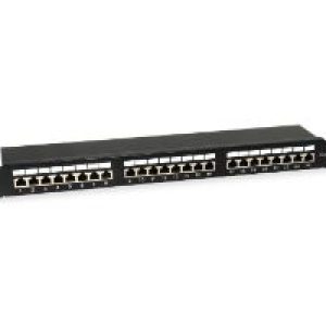 EQUIP Patch Panel 24p Cat.6 Apantallado Negro (EQ326425