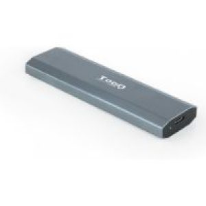 Caja Ext TooQ SSD M.2 PCIe USB-C 3.0 Gris (TQE-2223G)