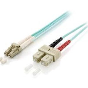 Fibra Óptica EQUIP SC/M a SC/M 10m Turquesa (EQ255316)