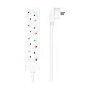 Regleta AISENS 4xSchuko Cable 1.4m Blanca (A154-0533)