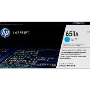 Toner HP LaserJet 651A Cian 16000 páginas (CE341A)
