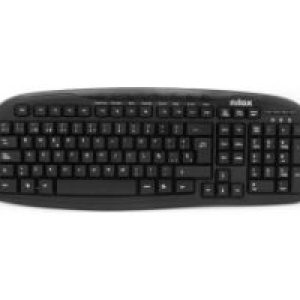 Teclado NILOX Multimedia USB Negro (NXKBE000001)