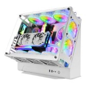 Caja Mars Gaming Custom Premium ATX mATX Blanca (MCBW)
