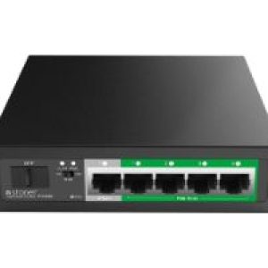Switch STONET 5xRJ45 GbE 1xSFP PoE Negro (P106GC)