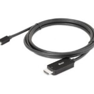 Cable Club 3D Mini DP a HDMI 1.8m M/M Negro CAC-1187